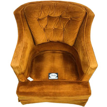 Load image into Gallery viewer, Burnt Orange Velvet Chair