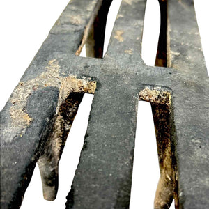 Modern Cast Iron Andirons
