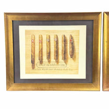 Load image into Gallery viewer, Pair of Framed Cigar Prints