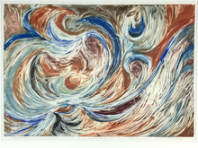 Load image into Gallery viewer, Abstract Swirls Monoprint