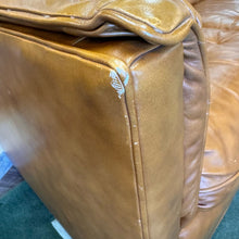 Load image into Gallery viewer, Camel Leather Sofa