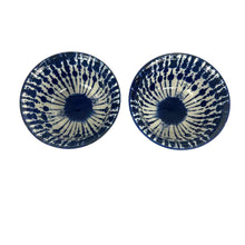 Load image into Gallery viewer, Indigo Batik Porcelain Bowls