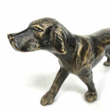 Load image into Gallery viewer, Antique Brass Hunting Dog