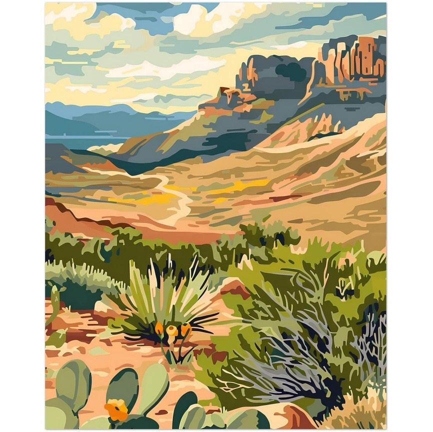 Big Bend Landscape Print