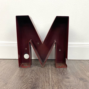 Enamel Letter M