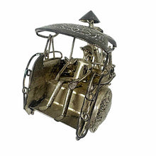 Load image into Gallery viewer, Filigree Rickshaw Sculpture