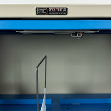 Load image into Gallery viewer, Blue &amp; Beige File Cabinet