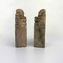 Load image into Gallery viewer, Buddha Soapstone Bookends