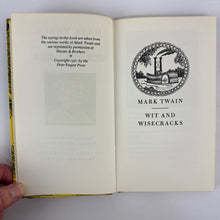 Load image into Gallery viewer, Mark Twain Wit &amp; Wisecracks Book