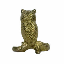 Load image into Gallery viewer, Small Brass Owl on Branch