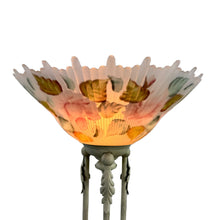 Load image into Gallery viewer, Floral Glass Floor Lamp