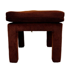 Load image into Gallery viewer, Brown Upholstered Parsons Stool