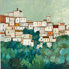 Load image into Gallery viewer, Modernist Italian Hillscape Painting