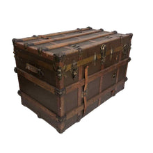 Load image into Gallery viewer, Antique Steamer Trunk