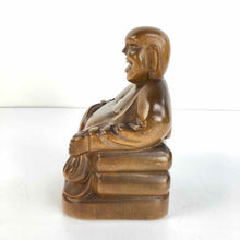 Load image into Gallery viewer, Carved Wooden Buddha