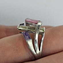 Load image into Gallery viewer, Modern Stones Sterling Ring