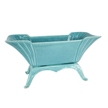 Load image into Gallery viewer, Mid-Century Blue Pottery Planter