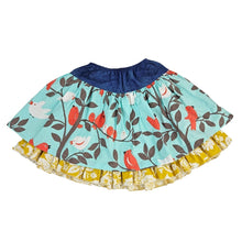 Load image into Gallery viewer, Colorful Eclectic Bird Skirt