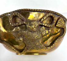 Load image into Gallery viewer, Brass Santa Bowl