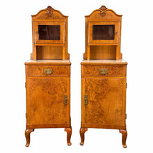 Load image into Gallery viewer, Burl Walnut Nightstands