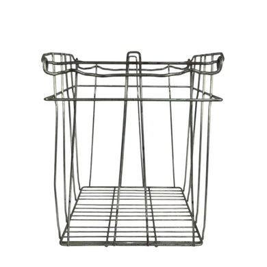 Tall Galvanized Metal Basket