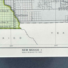 Load image into Gallery viewer, Framed New Mexico Map