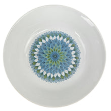 Load image into Gallery viewer, Blue Floral Serving Bowl