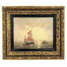 Load image into Gallery viewer, Ship at Sea Framed Painting