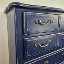 Load image into Gallery viewer, Blue Chest of Drawers