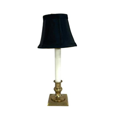 Tiny Brass Candlestick Lamp