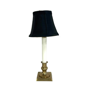 Tiny Brass Candlestick Lamp