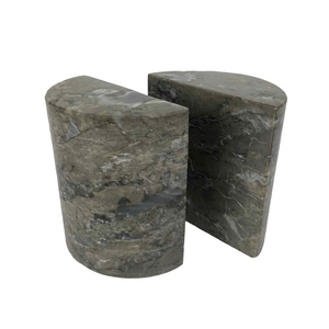 Gray Stone Core Bookends