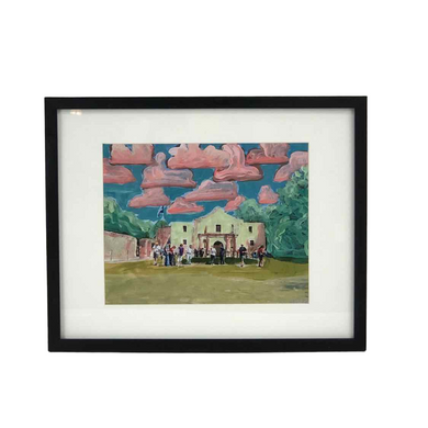 San Antonio Texas Alamo Framed Print