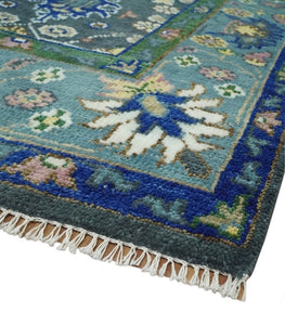 Blue Oushak Area Rug