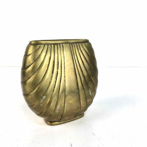 Brass Shell Vase