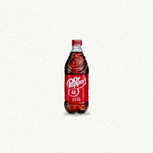 Load image into Gallery viewer, Dr. Pepper Miniature Watercolor Print