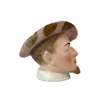 Load image into Gallery viewer, Porcelain Man's Head Planter