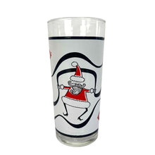 Load image into Gallery viewer, White DQ Santa Glass