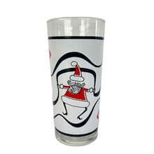 Load image into Gallery viewer, White DQ Santa Glass