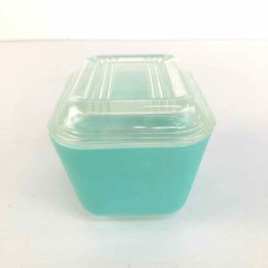 Small Turquoise Fridge Bin