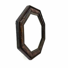 Load image into Gallery viewer, Antique Wooden Octagon Mirror