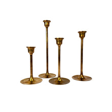 Load image into Gallery viewer, Modern Brass Candleholders
