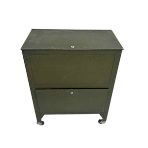 Metal File Box Cart