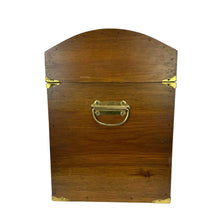 Load image into Gallery viewer, Hand Painted Wooden Trunk