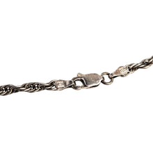 Load image into Gallery viewer, Sterling Rope Chain Necklace