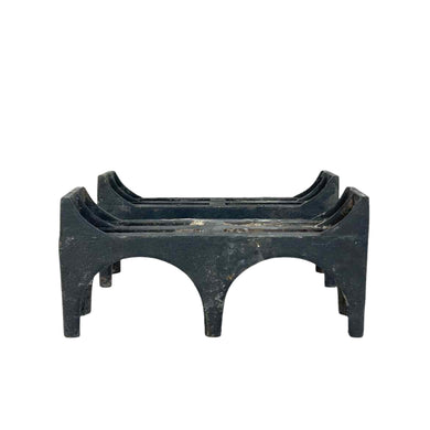 Modern Cast Iron Andirons
