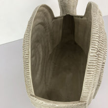 Load image into Gallery viewer, Wicker Snail Pottery Planter
