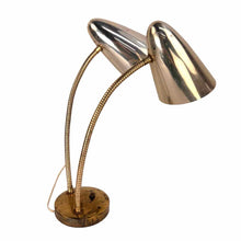 Load image into Gallery viewer, Double Headed Gold Task Lamp