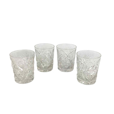 Cut Glass Lowball Glasses