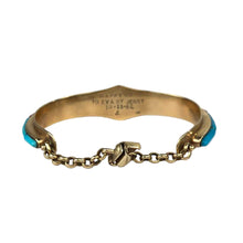 Load image into Gallery viewer, Gold, Turquoise &amp; Coral Bracelet